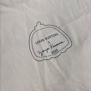 Louis Vuitton x Yayoi Kusama Cream Limited Edition Dust Bag 2023